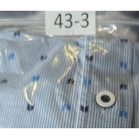 Buttercloth Men Shirt 3XL‎ Icy Cloth Flip Cuff Button All Over Logo Long Sleeve - Picture 15 of 15